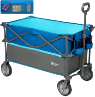 PORTAL opvouwbare bolderkar, draagvermogen 120 kg, 95 x 70 x 53 cm, 1 verpakking