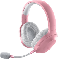 Razer Barracuda X (2022)   Draadloze gaming headset   PC/PlayStation/Switch/Android   Quartz roze