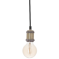 Atmosphera Nyl Hanglamp   Goudkleurig metaal, 5 cm
