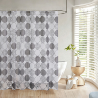 MEROPE PEVA bedrukte douchegordijn 180x180cm Mila 1 pack