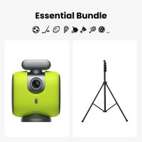 [IFA 2026 Gebruikt Model] XbotGo Essential Bundel Chameleon AI Team Sport Actiecamera 4K 60 FPS met NT4 13 ft Statief   Automatische Tracking Voetbal en Basketbal, Handsfree Actiecamera voor Sport, Live Streaming, Geen Abonnement, met iOS & Android (Citro