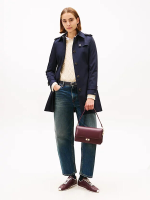 Tommy Hilfiger Heritage eenrijige trenchcoat voor dames, middernacht M