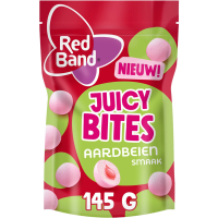 Red Band Juicy Bites Aardbei   145 g