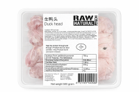 Raw Naturals rauwe eendenkoppen   500 g