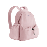 Beneunder LC183, Uitschuifbare Rugzak 10 L, Waterdicht & Lichtgewicht Reisrugzak met Uitschuifbare Capaciteit, Spatbestendig & Verborgen Vakken voor Woon werkverkeer/Wandelen, Unisex Essentials, Roze, F