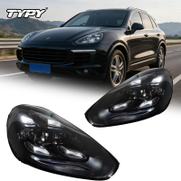 TYPY Set van 2 autolampen LED koplampen en PDLS Matrix koplampen voor Porsche Cayenne 958.2 2015 2018 Upgrade 2020