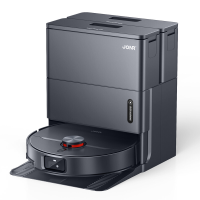 JONR X1 Max All in One Robotstofzuiger, Uitschuifbare dubbele armen met 20 kPa zuigkracht, 75 ℃ dynamische heetwaterreiniging + 45 ℃ heteluchtdroging, Klitvrije haarverwijdering, AI obstakelvermijding