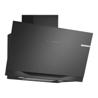 Bosch DWK91LT60 Serie 8 Wandschouwkap 90 cm zwart glas, Zwart