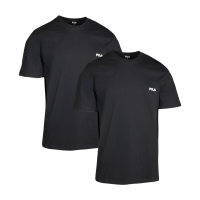 FILA   2 pack t shirts   Zwart   M