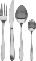 Excellent Houseware RVS bestekset   16 stuks, Zilver