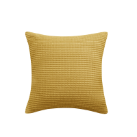 Deconovo velourskussenhoes gouden kleur 45 x 45 cm, 1 stuk