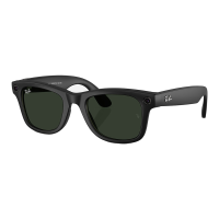 Ray Ban Meta Wayfarer Gen1 AI bril   Matzwart/Transparant tot grafietgroen