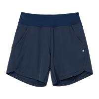 Willit dames zwemshort van 7 inch, UPF 50+, met hoge taille, binnenbroek en zakken, navy blauw, maat 40