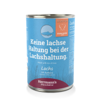 HERRMANN'S MANUFAKTUR Kattenvoer met zalm voor volwassen katten 400 g
