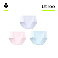 Utree   2026 Nieuw model dames katoenen boxershorts, antibacterieel, extra lange voorkant   Blush Pink + Misty Purple + Oxygen Blue   170/100 (XL)