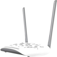 TP Link TL WA801N Draadloos Access Point/WiFi Netwerkversterker (N tot 300 Mbps, 2 Antennes, WPS, Passieve PoE)