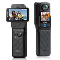 SJCAM C400 4K actiecamera met 6 assige EIS, dubbele touchscreens, 2,29 inch flipscherm, 437 minuten batterijduur, compacte behuizing van 14,4×3,9×3,9 cm, 30 m waterdicht met hoesje, 16 MP foto's, 154° breedhoek, 2K slow motion, snelle 5 GHz wifi naar tele