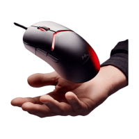 HyperX Pulsefire Saga   Bedrade gamingmuis   RGB verlichting   26.000 DPI   Zwart  