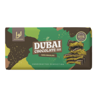 Dubai pure chocoladereep premium pure chocolade   220 g