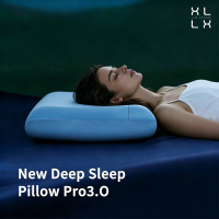 XLLX Ergonomisch neksteunkussen 3.0, Zelfde ontwerp als Atour Planet, nekkussen voor nek  en schouderpijn, comfortabel slaapkussen voor alle slaapposities, blauw, 8 cm hoogte