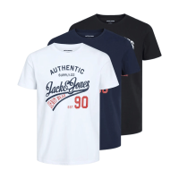 JACK&JONES JJETHAN TEE SS CREW NECK 3PK MP NOOS Regular Fit
