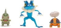 Pokémon vechtfiguren multipack (6 stuks: 5 cm Pawmi, Squirtle #2, Torchic, Turtwig, Hoothoot, Appltun)