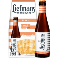 Liefmans Fruitesse fruitige cider met ijs perzik 4 x 250 ml