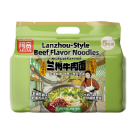 A Kuan Lanzhou rundernoedels 5 zakjes 610 g