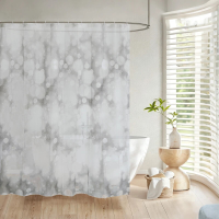 MEROPE PEVA bedrukte douchegordijn 180x180cm luna 1 pack