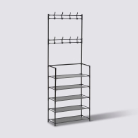 5Five Vestiaire MTL Kapstok met meerdere niveaus   60 x 25,5 x 170 cm