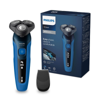 Philips scheerapparaat 5000 serie   elektrisch   met trimmer   voor mannen   blauw   S5466/17