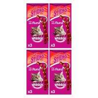Whiskas kattensnacks rundvleessmaak 3 x 6 g * 4