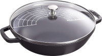 STAUB gietijzeren wokpan   30 cm, grafiet/grijs