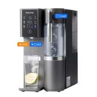 Waterdrop WD A2 Countertop Reverse Osmosis System, Home and Cold RO System, Portable Pure Water Tank, Bottle less Water Cooler, 6 Temperature Settings, 3:1 Pure for Drain