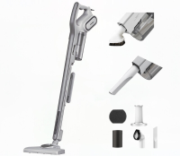 Deerma DX700, Bedrade 3 in 1 Handstofzuiger, 600 W Zuigkracht, 15 kPa, 2,2 kg Lichtgewicht Behuizing, 180° Flexibel Draaibaar Vloerborstel, HEPA Hoogrendement Filtratie, Zakloos & Zichtbaar Stofreservoir, Beperkt Tijdsoffer