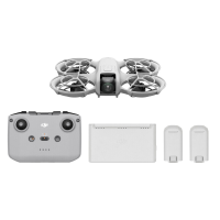 【Terug naar school】DJI Neo Fly More Combo, mini drone met 4K UHD camera voor volwassenen, 135 g zelfvliegende drone die u volgt, handpalmstart, onderwerp volgen, QuickShots, gestabiliseerde video, met RC N3 en 3 batterijen