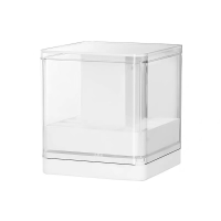 JORDAN&JUDY Lifting Lipstick Opbergtray, Transparante Cosmetica Organizer voor Lippenstiften en Nagellakken, Wit