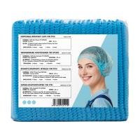 YIJINCHAN wegwerp haarelastiekjes, blauw (100 stuks/verpakking)