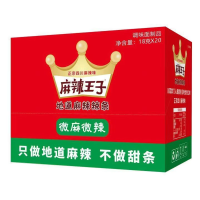 Ma La Wang Zi pittige strips   licht tintelend en licht pittig 360g (Bevat 20 kleine zakjes)