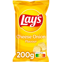 Lay's Cheese Onion Aardappelchips   200 g