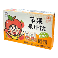 WANT WANT Appelsapdrank 125ml*4*9