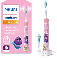 Philips Sonicare For Kids HX6352/42   Elektrische kindertandenborstel   Roze Met App