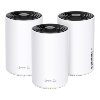 TP Link Deco XE75 Pro (3 pack) Tri band (2.4GHz / 5GHz / 6GHz) Wi Fi 6E (802.11Ax) With Internet.