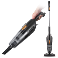 Deerma DX115C, 3 in 1 handstofzuiger met snoer, 600 W zuigvermogen, 15 kPa, HEPA  en sponsfiltratie, 1,2 l transparant stofreservoir, eenvoudige montage met slank ontwerp, tijdelijke aanbieding