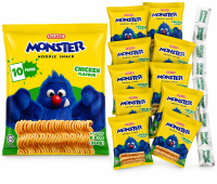 Mamee   Monster noedelsnack kipsmaak 10 x 25 g Party Pack