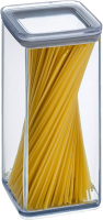 5Five Flixo Vierkante Plastic Opbergdoos   1,5 L, Transparant