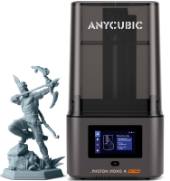 ANYCUBIC Photon Mono 4 Ultra 10K resin 3D printer, 17,78 cm mono LCD met COB lichtbron, printsnelheid tot 120 mm/u, bouwvolume 153,4 × 87 × 165 mm