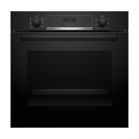 Bosch HBA514BB3 Dubbele oven   71 liter inhoud   Inbouwoven   3D thermische lucht   Eenvoudige reiniging   Roestvrij staal
