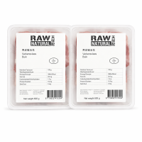 Rauw natuurlijk varkensboude met huid – 2 x 600 g
