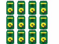 Bobmoos Ananasschijfjes Frisdrank 12 x 340 ml